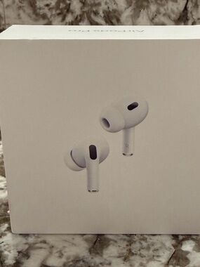 Apple AirPods Pro (2nd Generation) White Charging Case Illustration